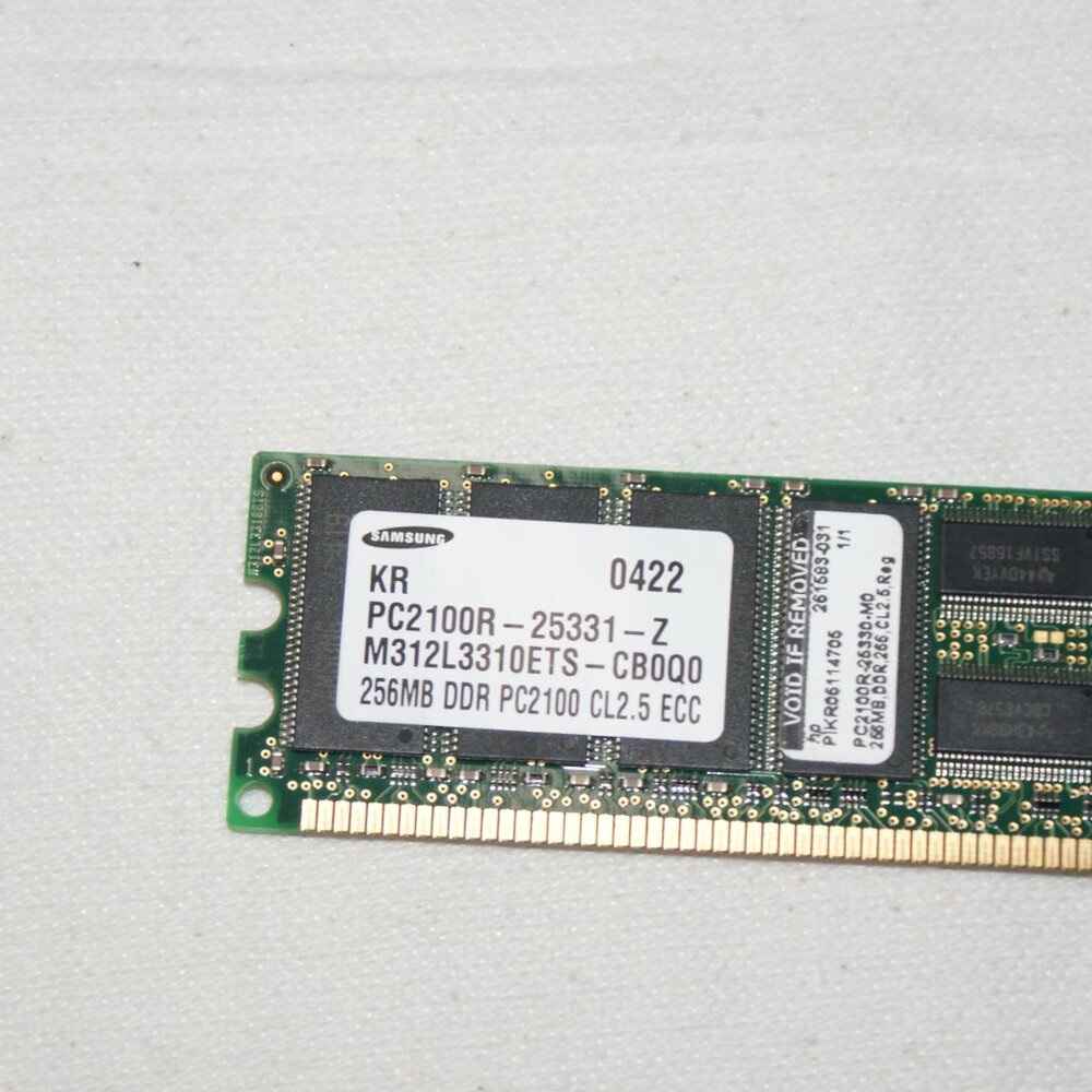 LAST CHANCE!  RAM DDR PC2100R 512 MB